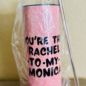 Friends TV show quote pink tumbler